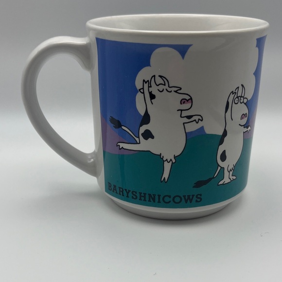 Vtg Boynton Baryshnicows Dancing Cow Mug - Picture 3 of 8